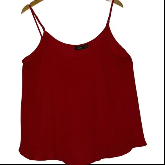 JLO Jennifer Lopez V neck Sparkle Sheer Sweater w/APT Red Cami Both XL - Picture 12 of 16